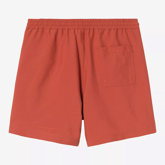 Carhartt WIP Chase Swim Trunks - Oxide Red Gold