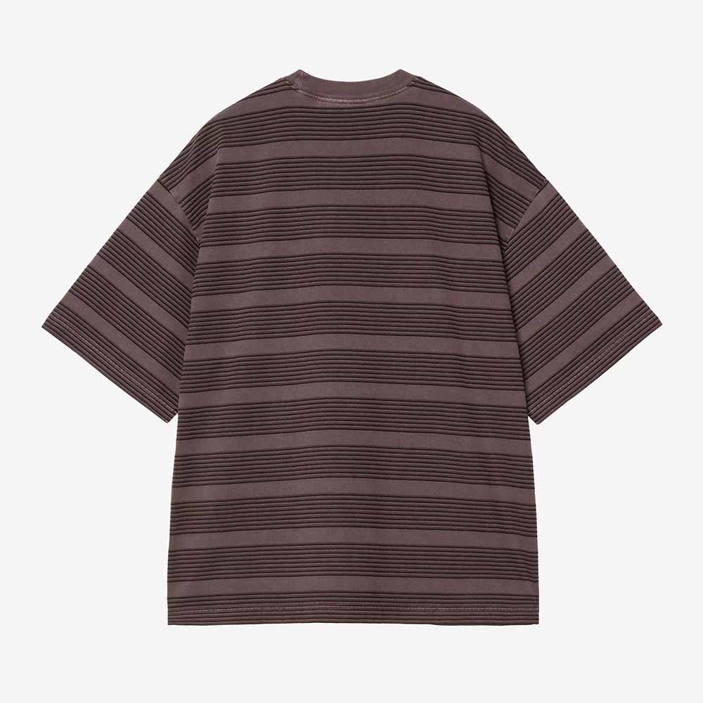 Carhartt WIP S/S Hanson T-Shirt - Hanson Stripe Palisander