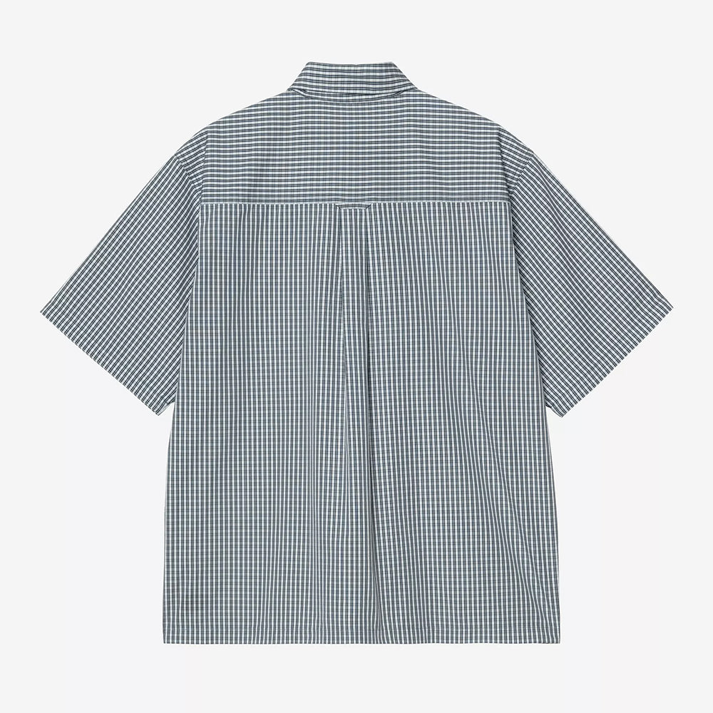 Carhartt WIP S/S Groff Shirt - Groff Check Blue River