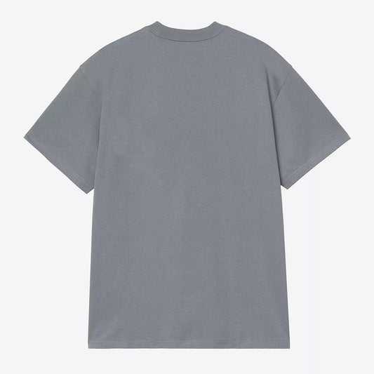 Carhartt WIP S/S Longhand Pocket T-Shirt - Cozy Blue White
