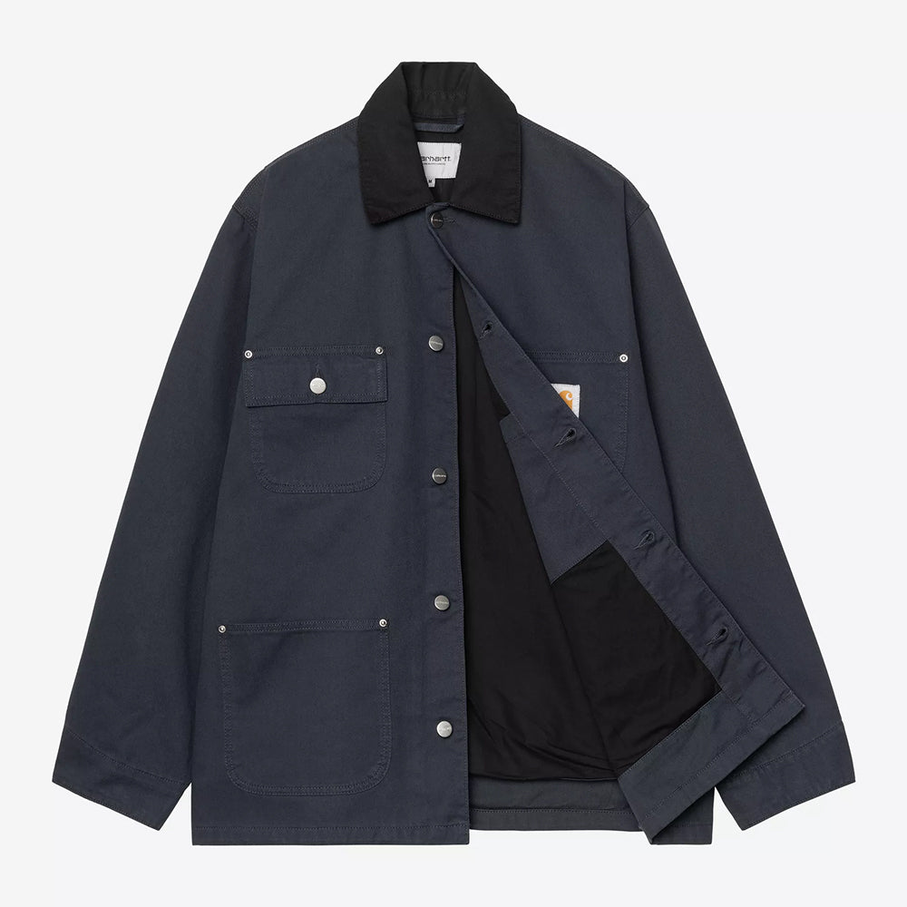 Carhartt WIP OG Chore Coat - Deep Night Black Rinsed