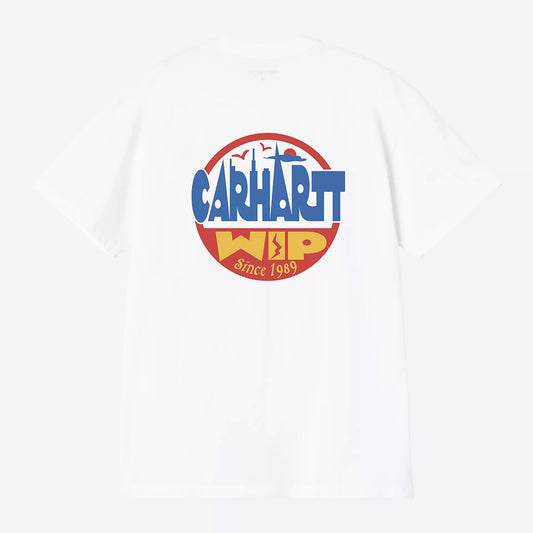 Carhartt WIP S/S Luggage Label T-Shirt - White