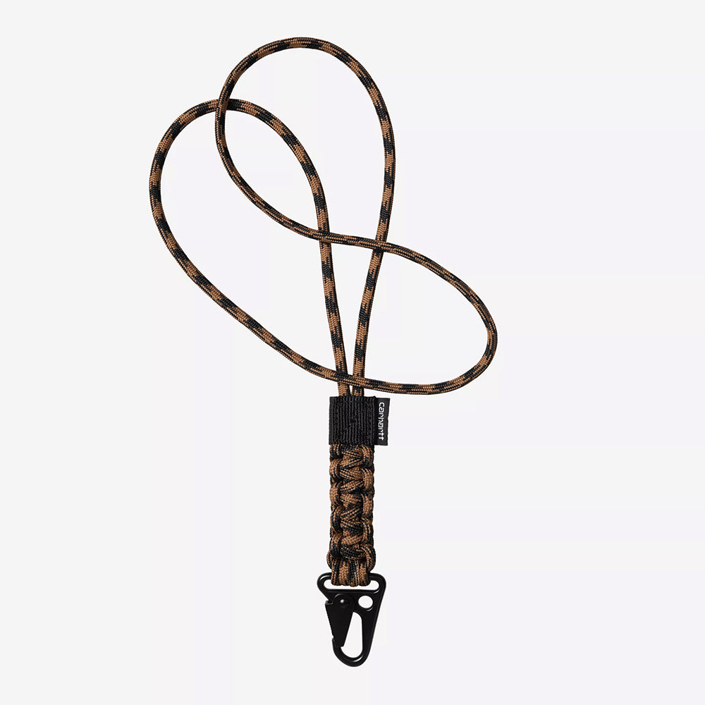 Carhartt WIP Rope Keychain - Hamilton Brown Black