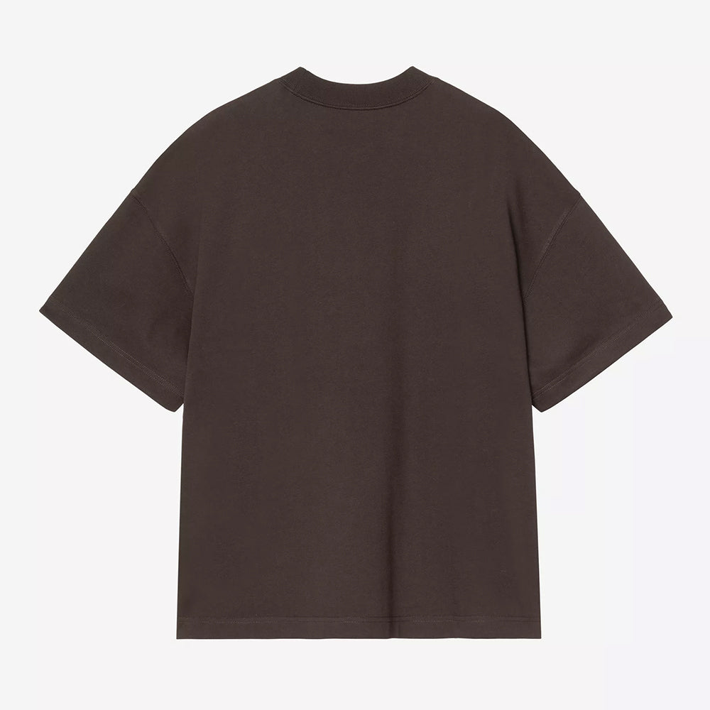 Carhartt WIP S/S Chapter Script T-Shirt - Tobacco White