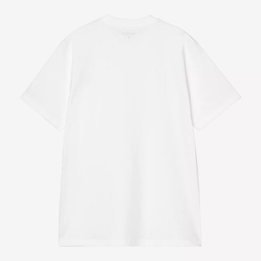 Carhartt WIP S/S Small Heart T-Shirt - White Red