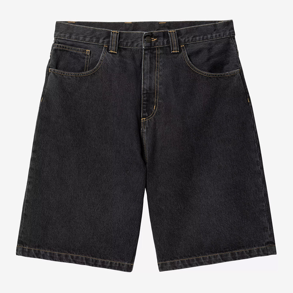 Carhartt WIP Brandon Short - Black Stonewashed