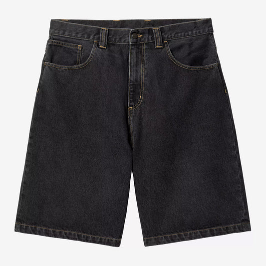 Carhartt WIP Brandon Short - Black Stonewashed