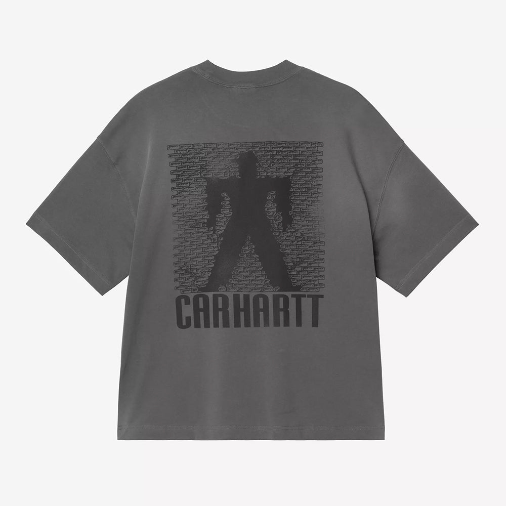 Carhartt WIP S/S Bricky Man - Soot Stone Dyed