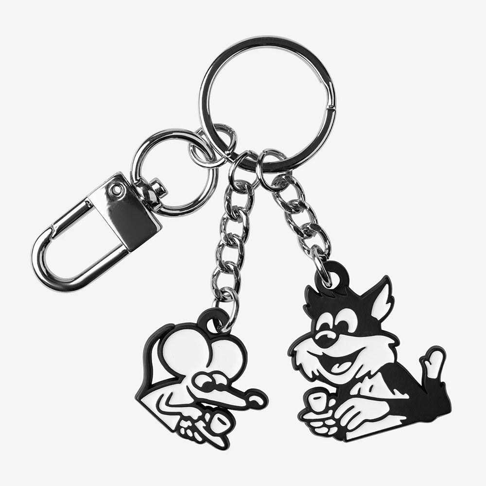 Carhartt WIP Coffee Break Keychain - Black White