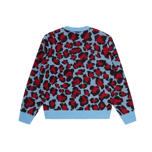 ICECREAM Leopard Knitted Cardigan