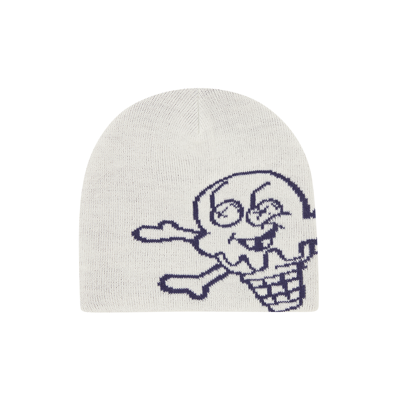 ICECREAM Cones & Bones Beanie - White