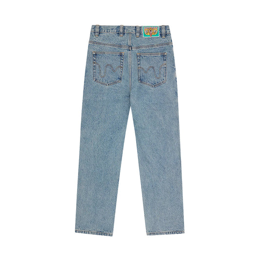 ICECREAM Check Lined Denim Pant - Vintage Wash