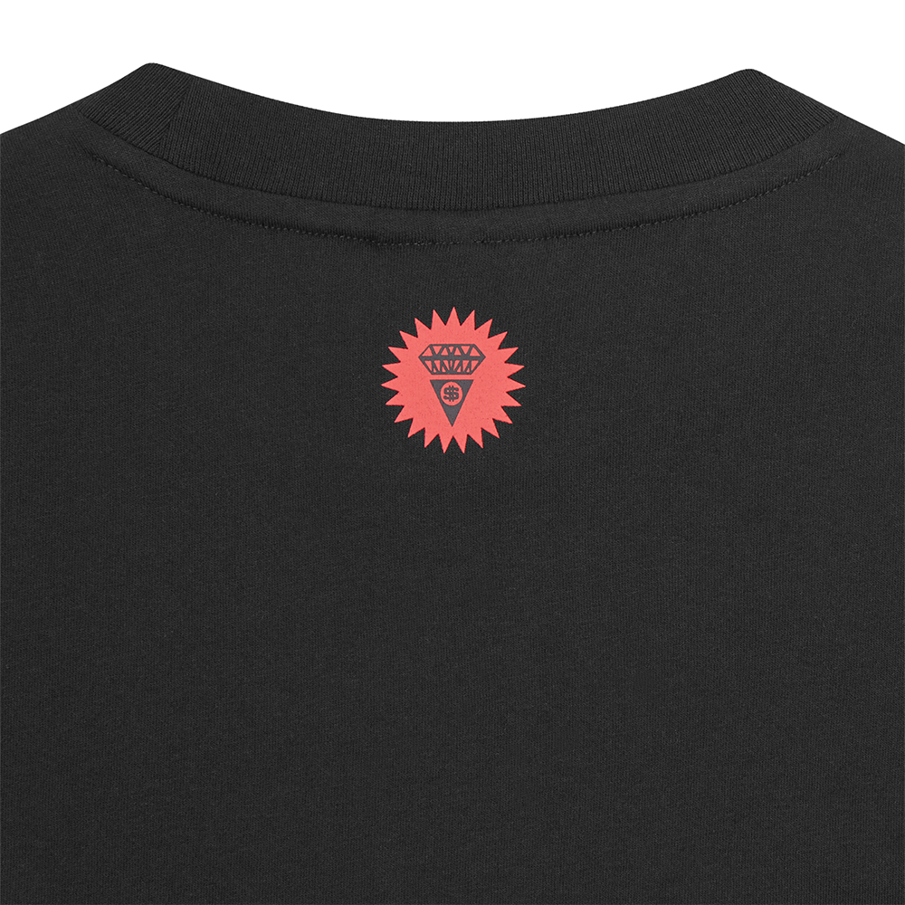 ICECREAM Small Running Dog T-Shirt - Black