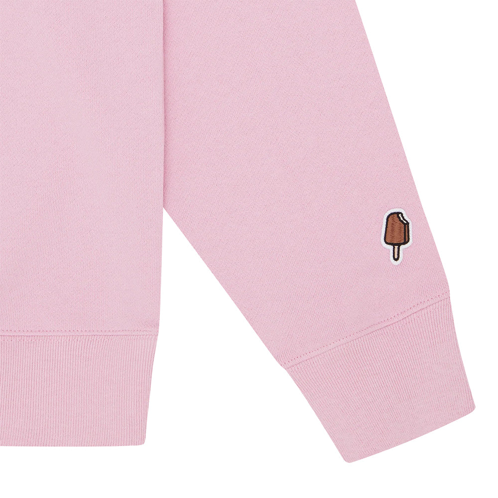 ICECREAM Sticker Crewneck - Pink