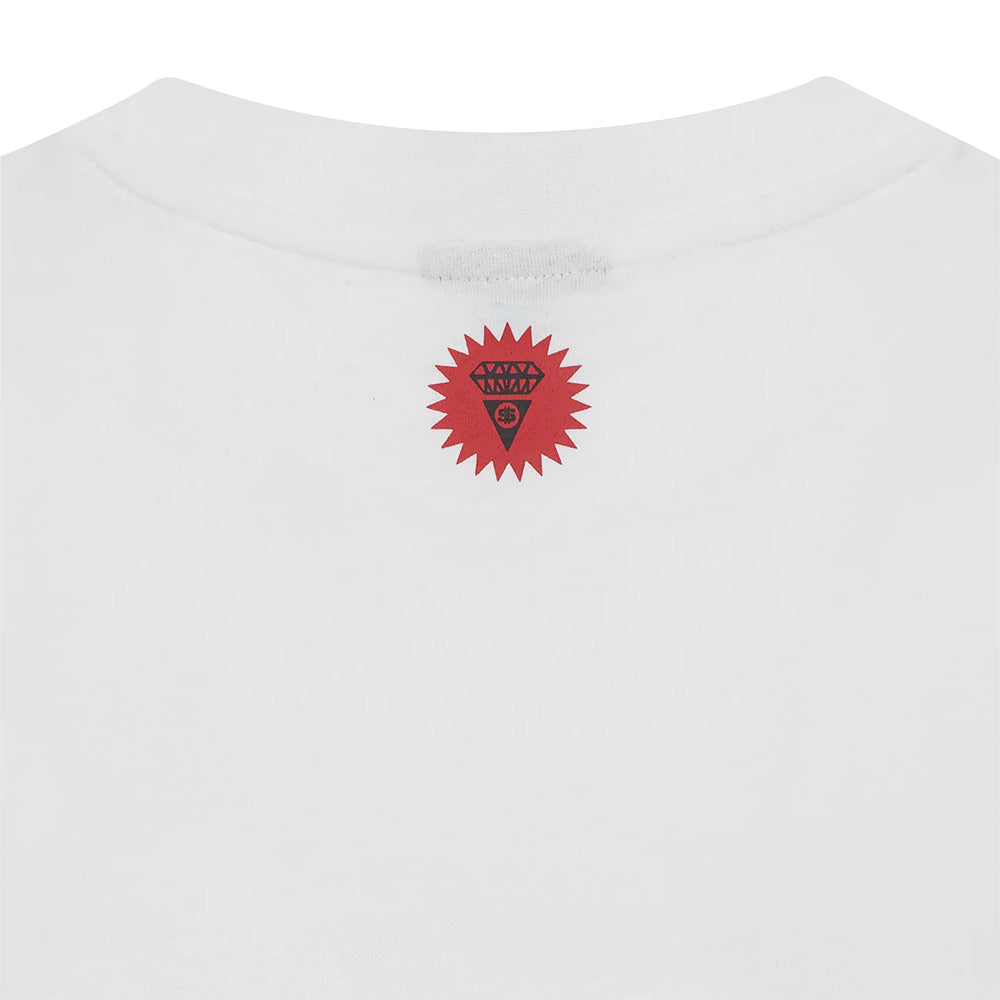 ICECREAM Sticker T-Shirt - White
