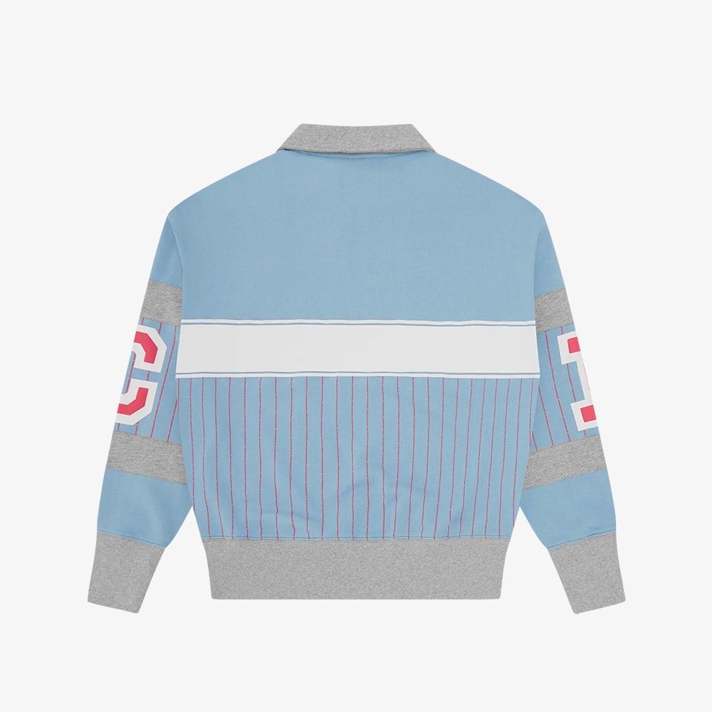 ICECREAM IC Cubs Collared Quarter Zip - Blue Pink