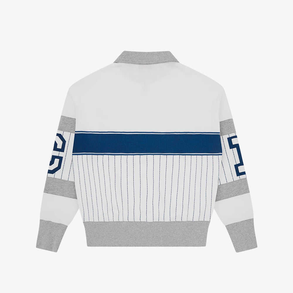 ICECREAM IC Cubs Collared Quarter Zip - White Blue