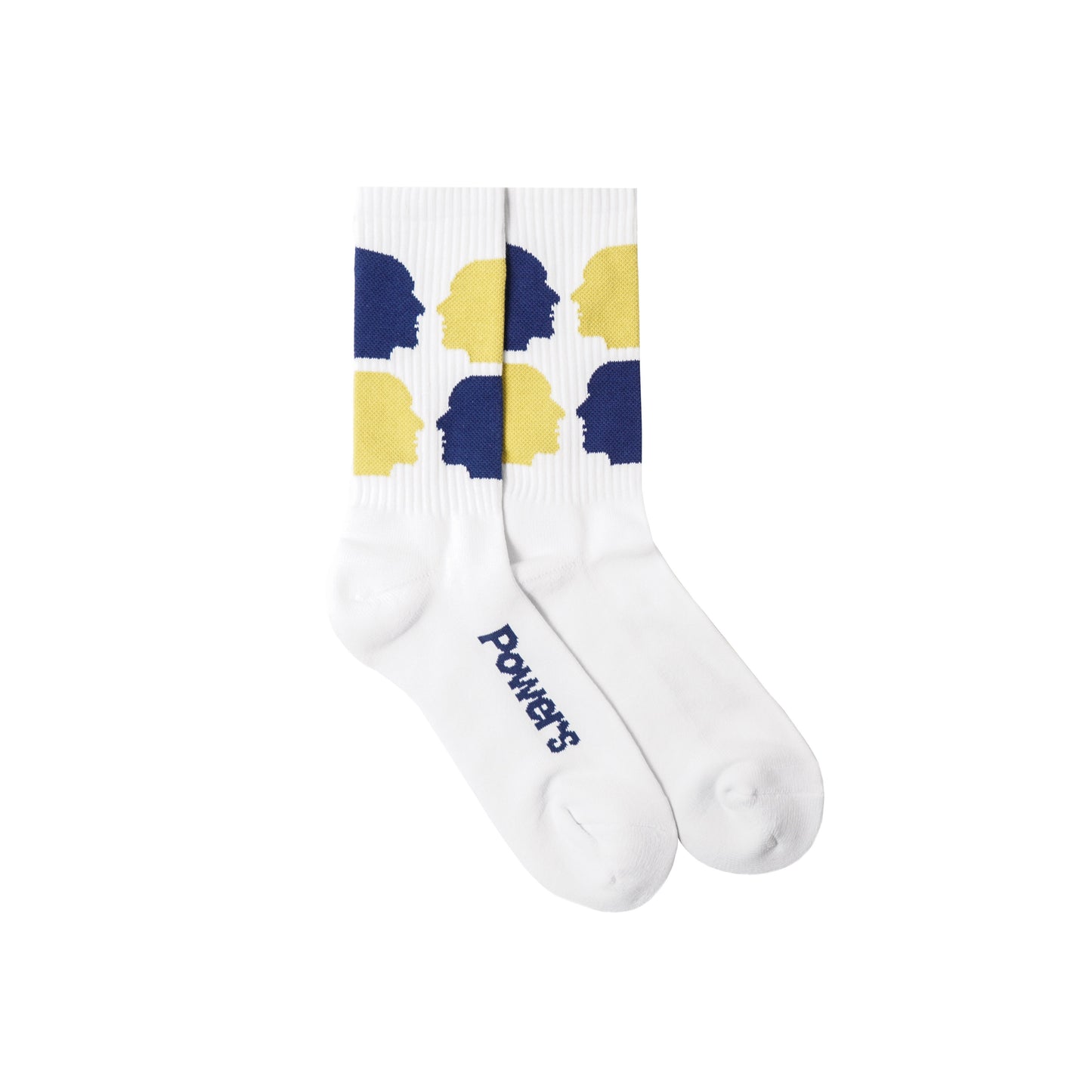 Powers Face 2 Face Striped 2 Pack Socks - Black