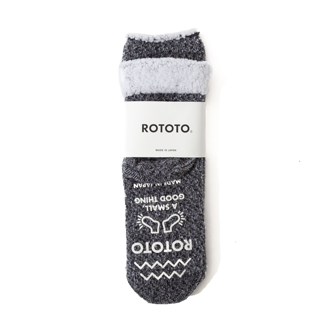 RoToTo Double Face Thermal Socks - Dark Charcoal