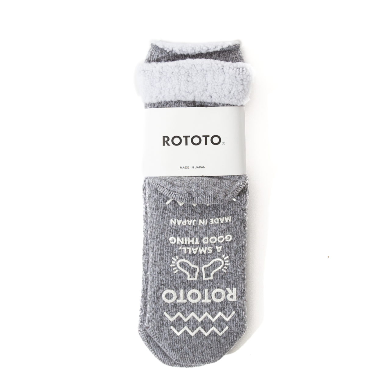 RoToTo Double Face Thermal Socks - Grey