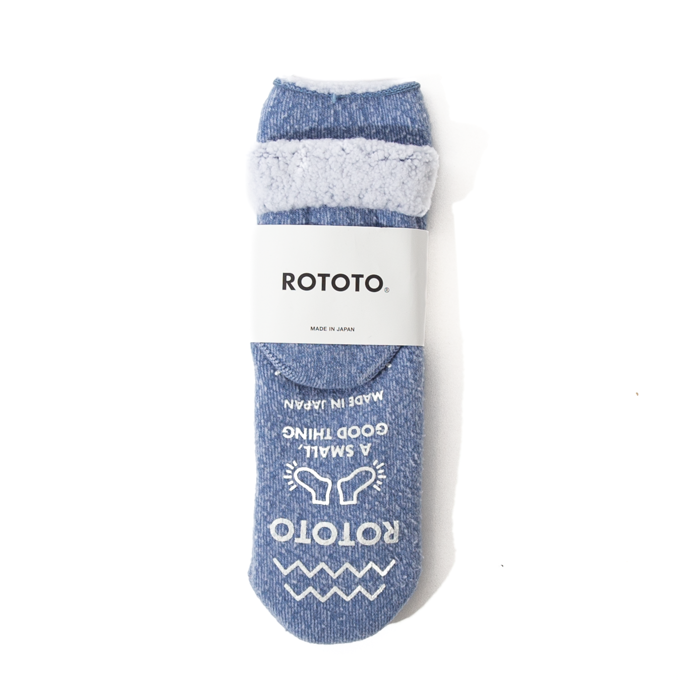 RoToTo Double Face Thermal Socks - Light Blue