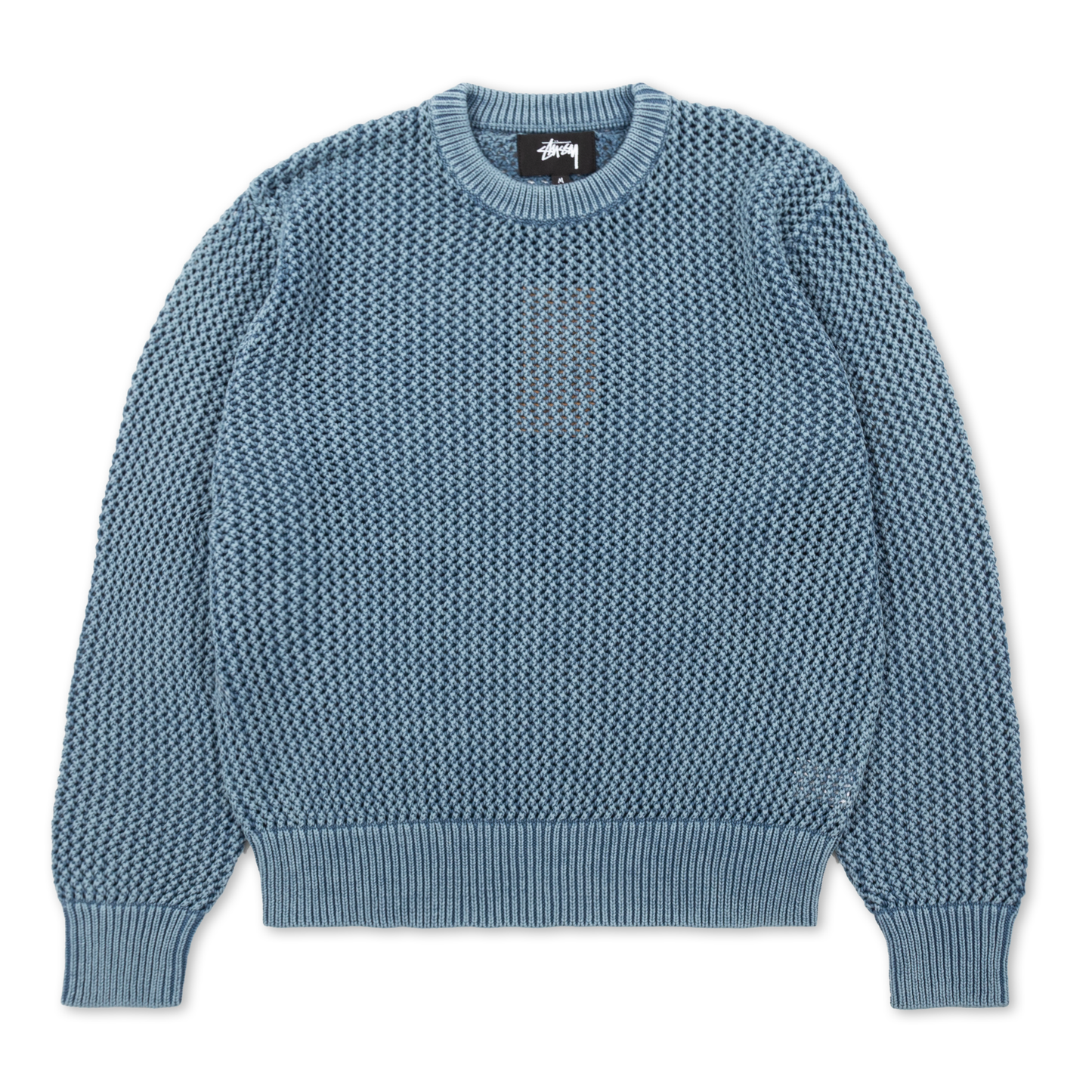 Stüssy Pigment Dyed Loose Gauge Sweater - Sea Foam