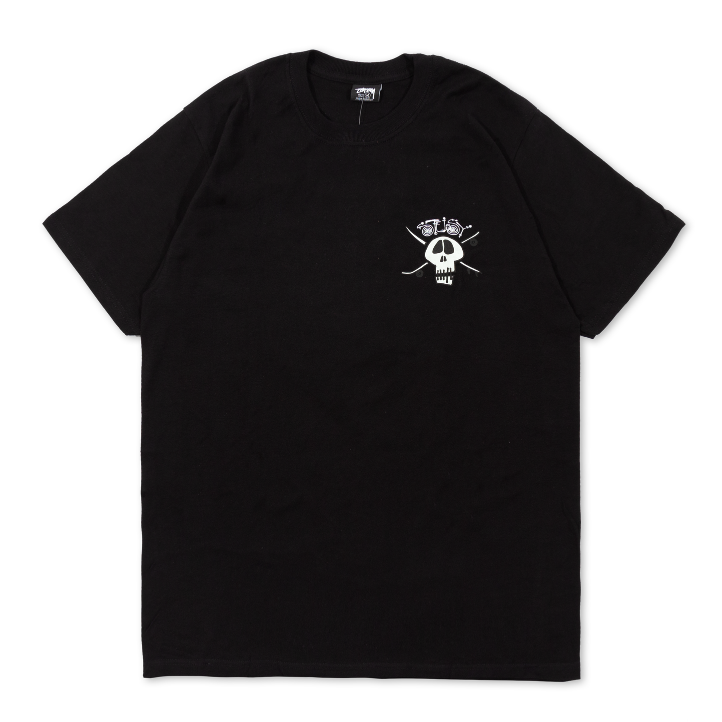 Stüssy Surf Skate Skull T-Shirt - Steel
