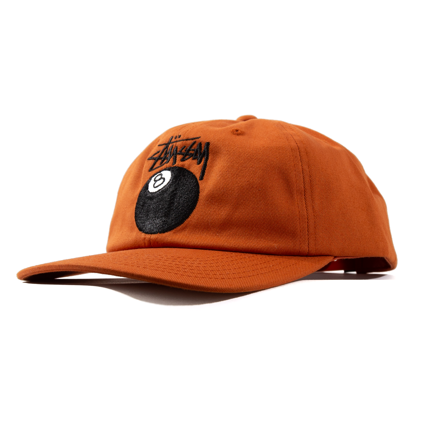 Stüssy Stock 8 Ball Low Pro Cap - Rust