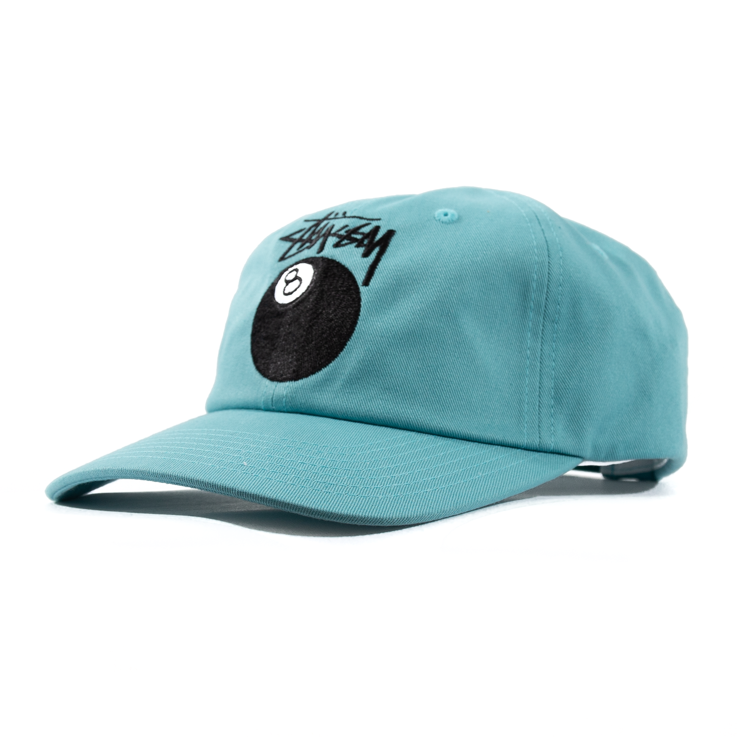 Stüssy Stock 8 Ball Low Pro Cap - Light Blue