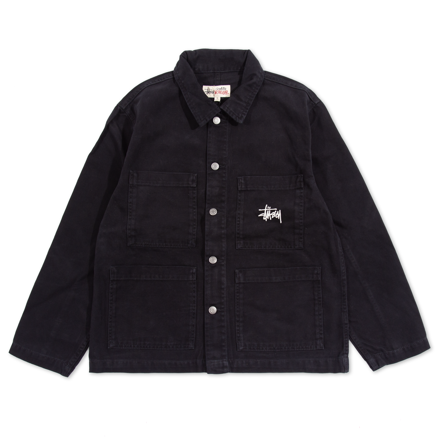 Stüssy Canvas Chore Jacket - Black