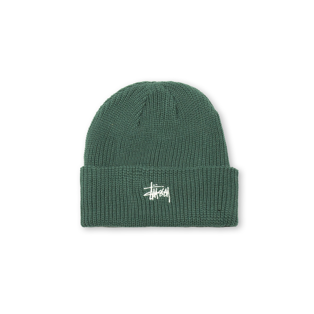 Stüssy Basic Cuff Beanie - Spruce