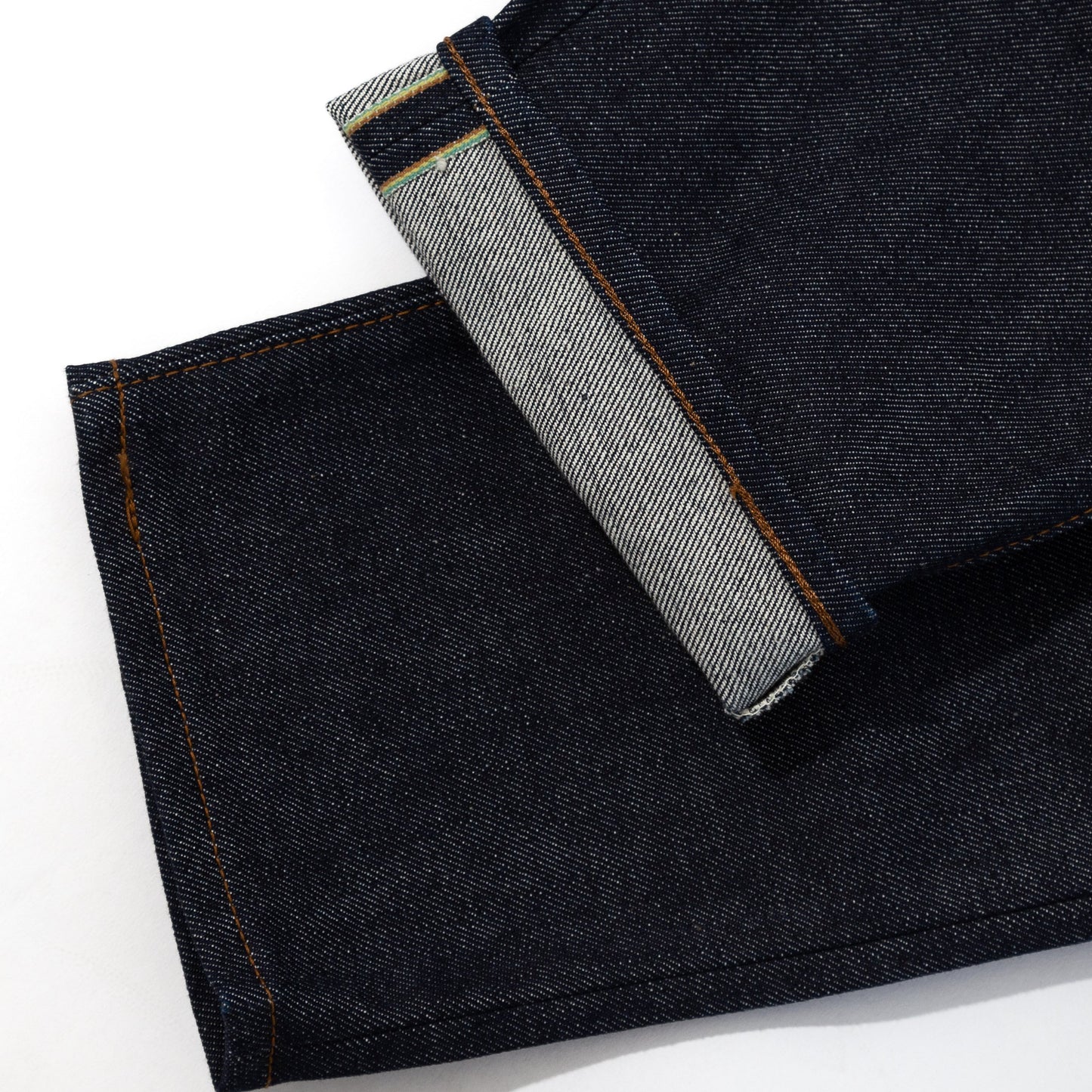 Edwin Regular Tapered Rainbow Selvage Nihon Menpu Jean - Dark Pure Indigo Blue Raw State