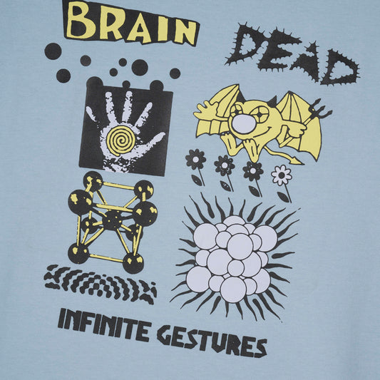 Brain Dead Infinite Gestures Tee - Slate