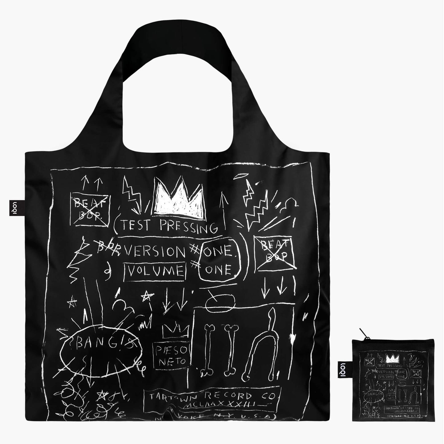 LOQI Jean-Michel Basquiat Crown Bag - Multi