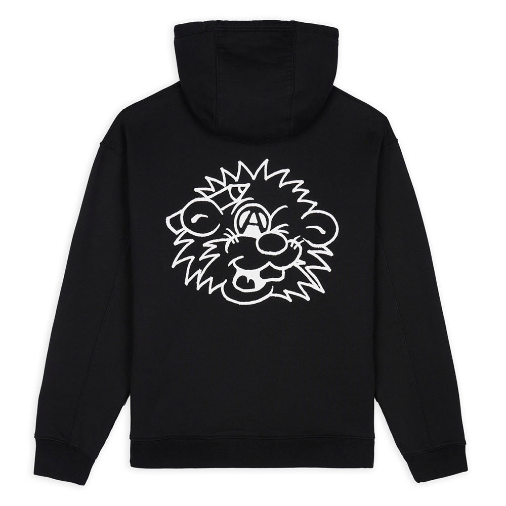 Brain Dead Jiblets Zip Up Hoodie - Black