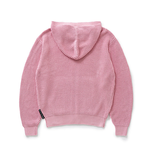 BOTT Knit Zip Hoodie - Pink