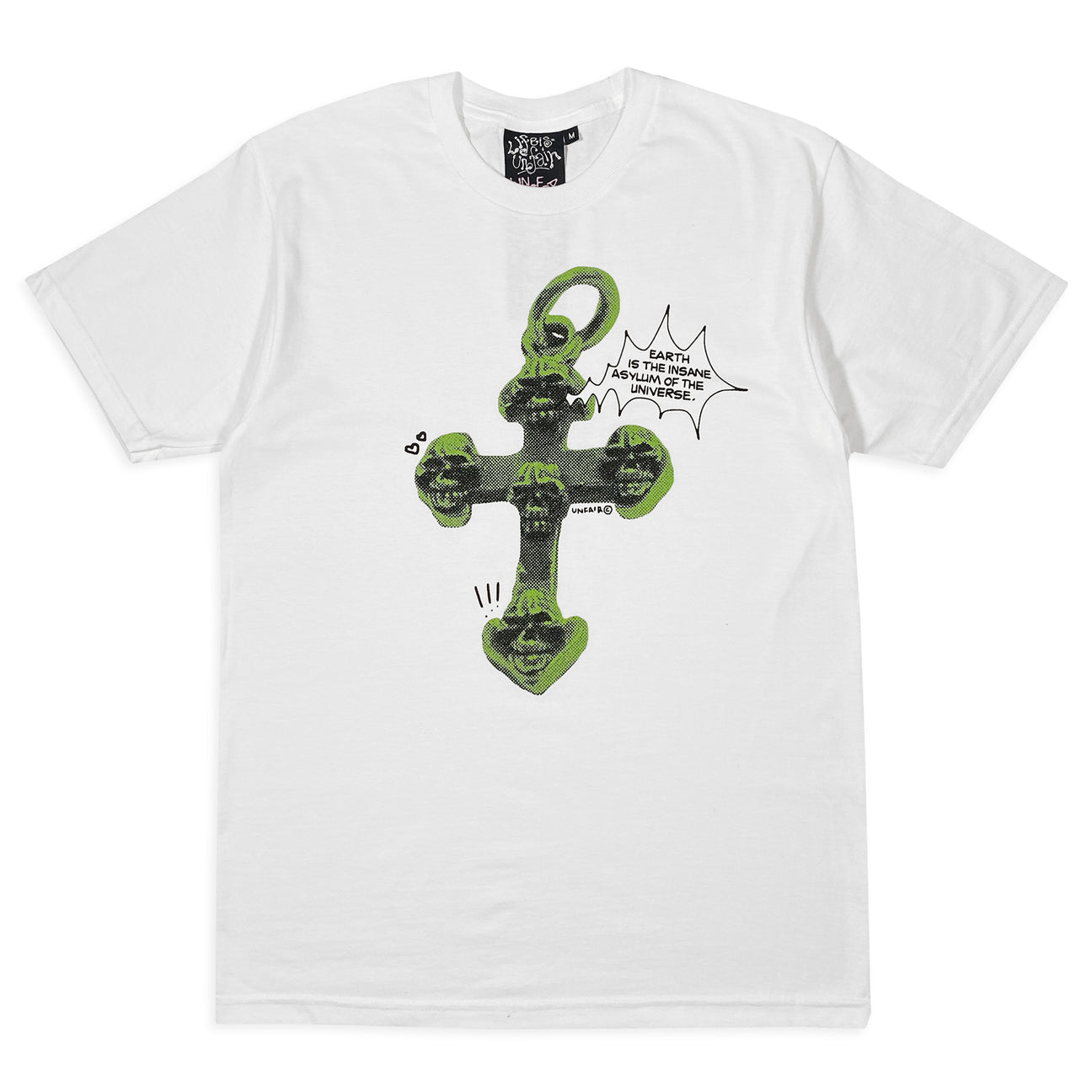 Life Is Unfair Knowledge T-Shirt - White