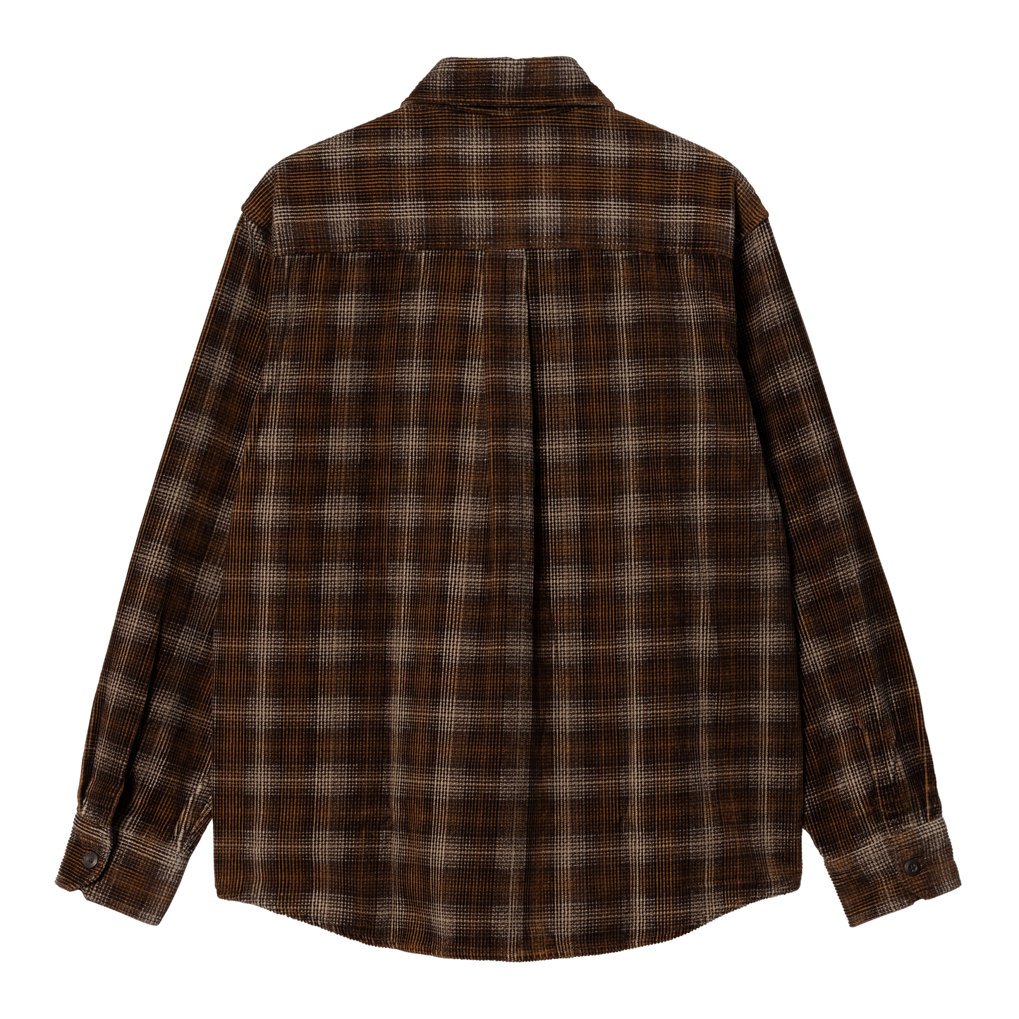 Carhartt WIP LS Flint Shirt - Wiley Check Hamilton Brown