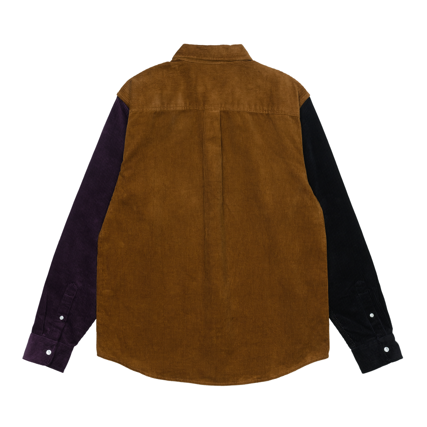 Carhartt WIP Triple Madison Cord Shirt - Tawny Black