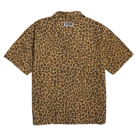 Vision Streetwear Resort Jinx Leopard Shirt - Brown