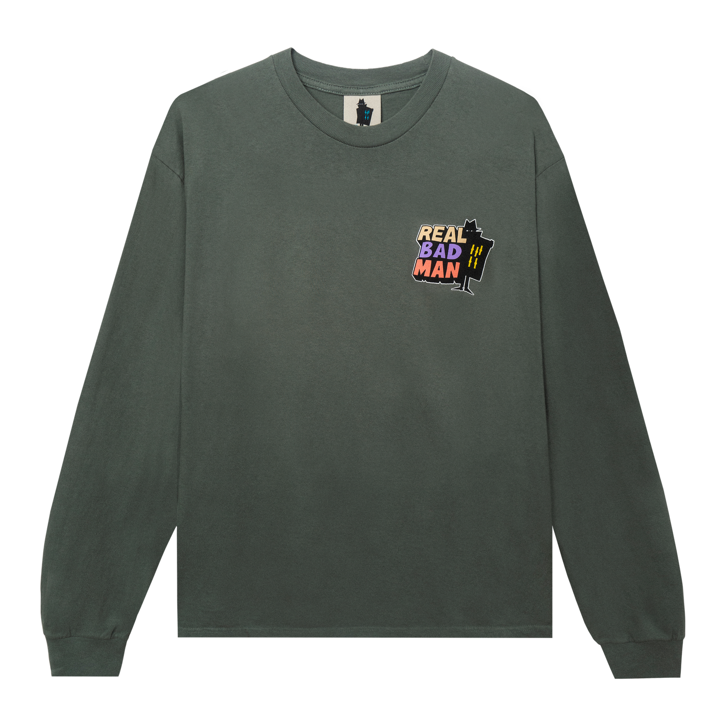 Real Bad Man Logo Vol.9 LS T-Shirt - Green
