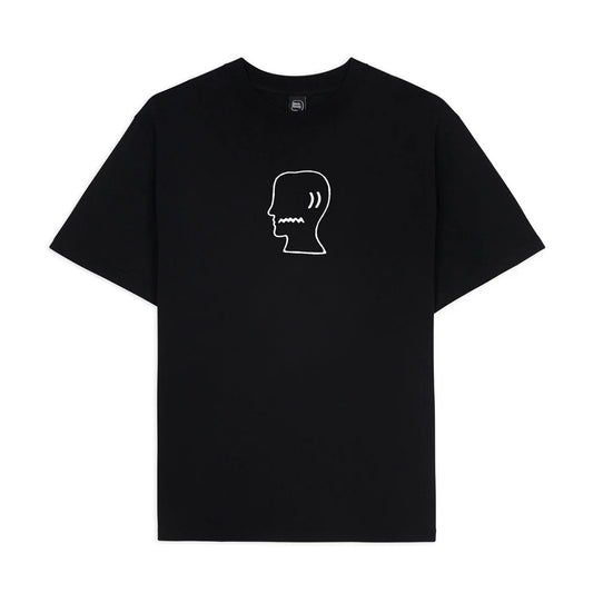 Brain Dead BD Logo Head T-Shirt - Black