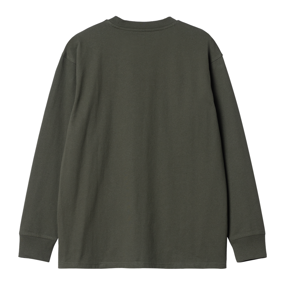 Carhartt WIP LS American Script T-Shirt - Plant