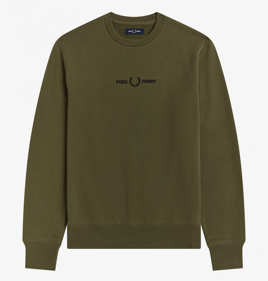 Fred Perry Embroidered Sweatshirt