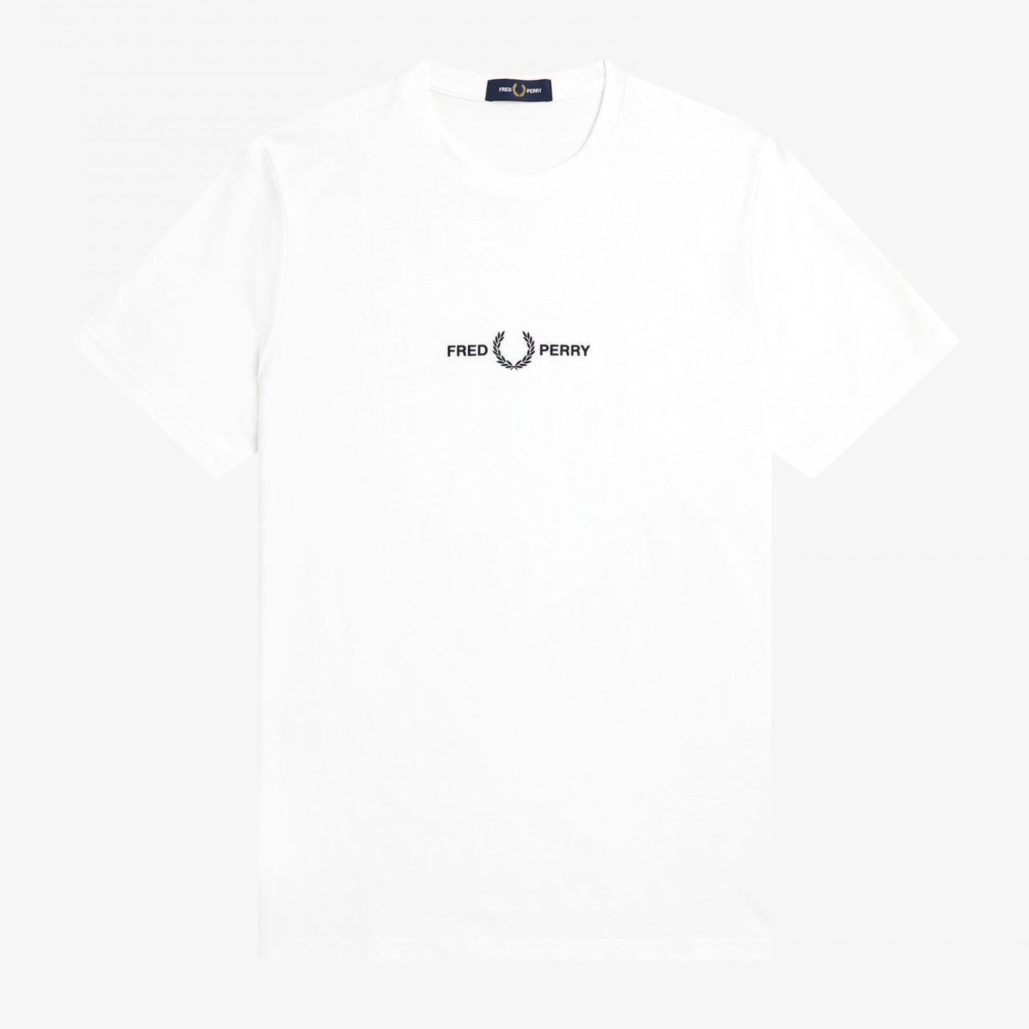 Fred Perry Embroidered T-Shirt - White