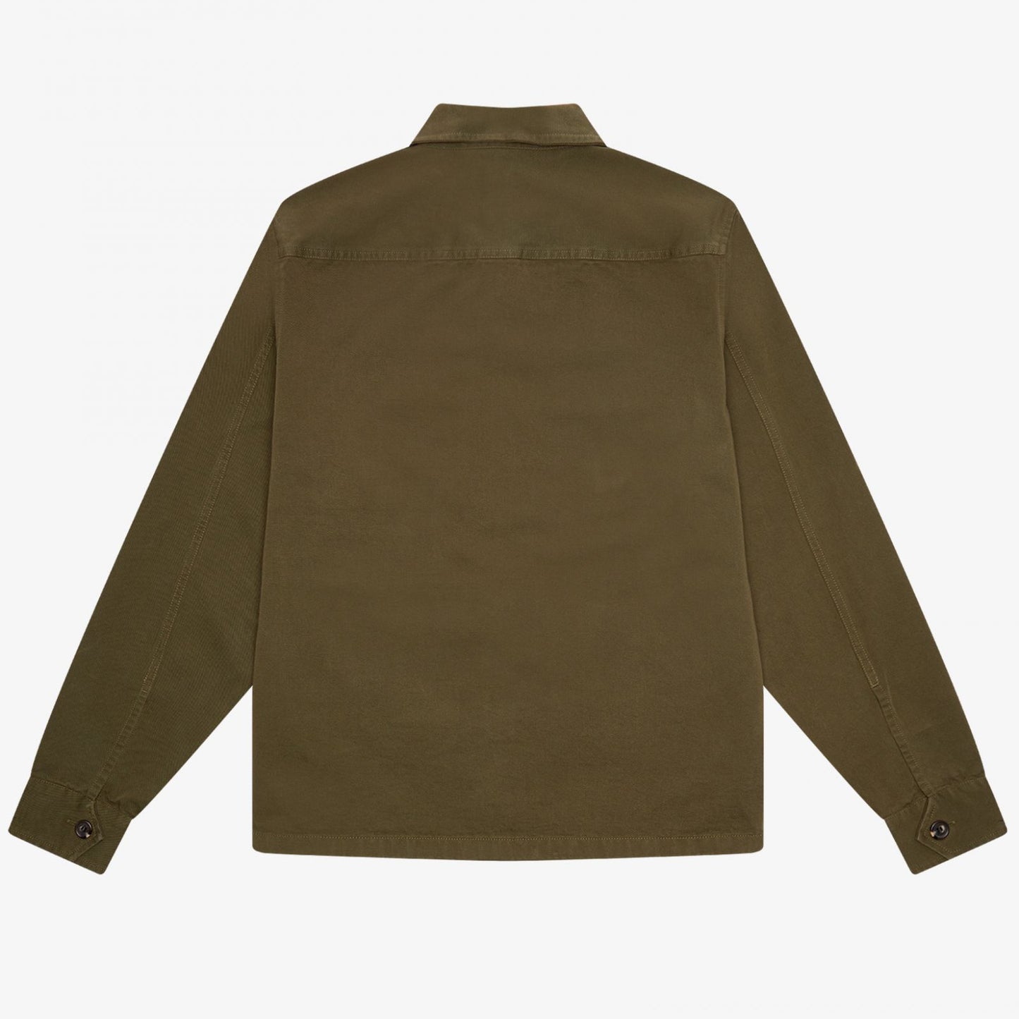 Fred Perry Twill Overshirt - Uniform Green