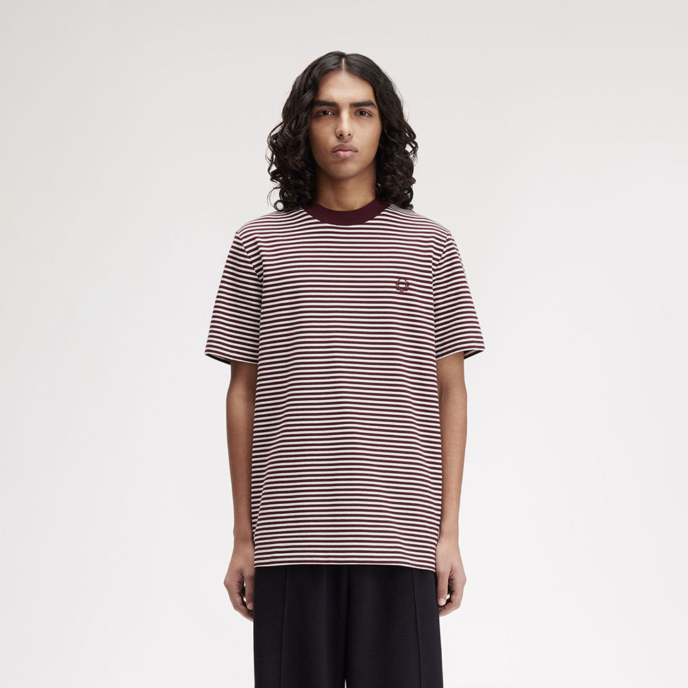 Fred Perry Half Zip Sweatshirt - Ox Blood