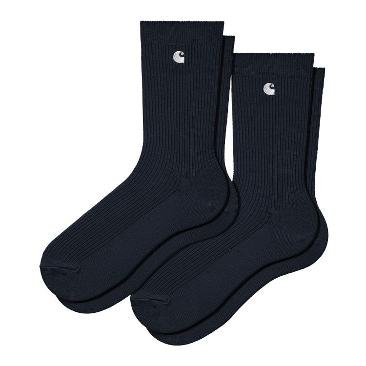 Carhartt WIP Madison Pack Socks - Black White
