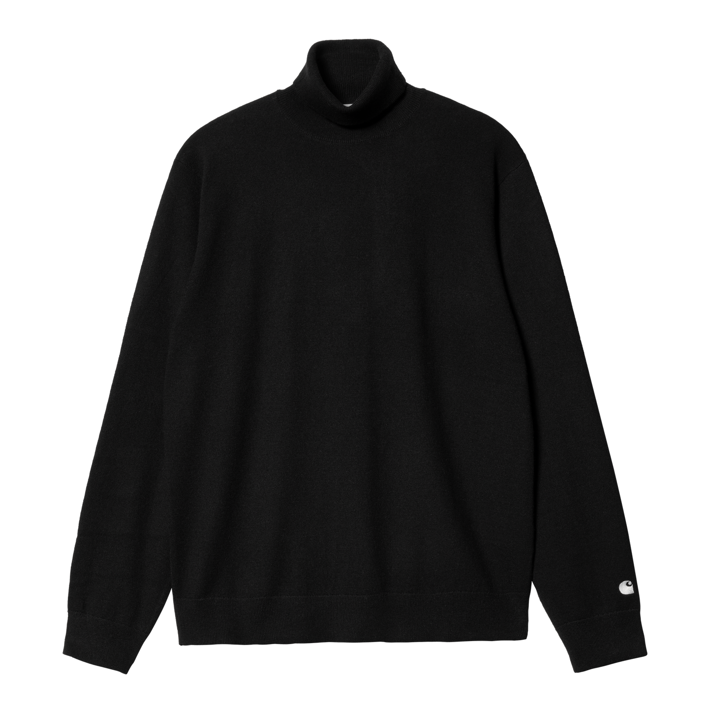 Carhartt WIP Madison Turtleneck Sweater - Black Wax