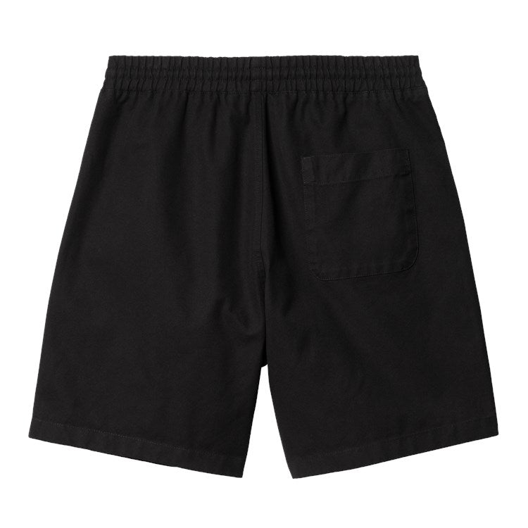 Carhartt WIP Madock Short - Black Stonewashed